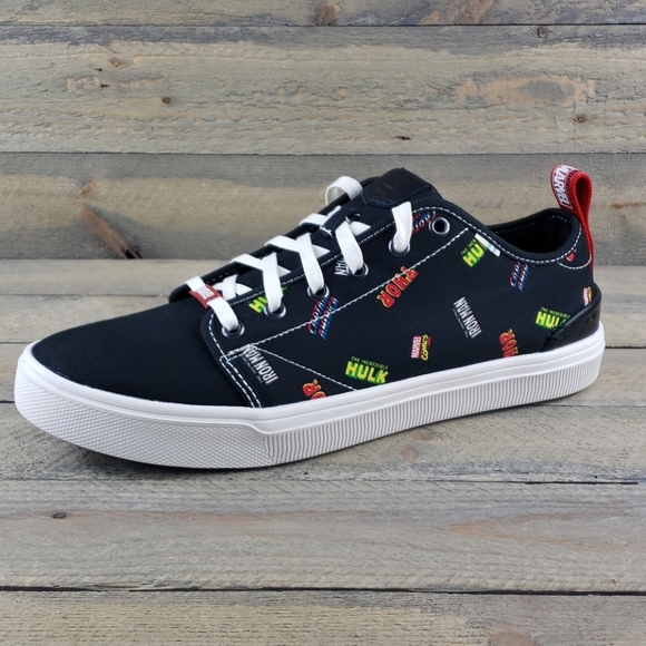 Marvel X Toms Limited Edition Printed Logos Shoes - Picture 2 of 10